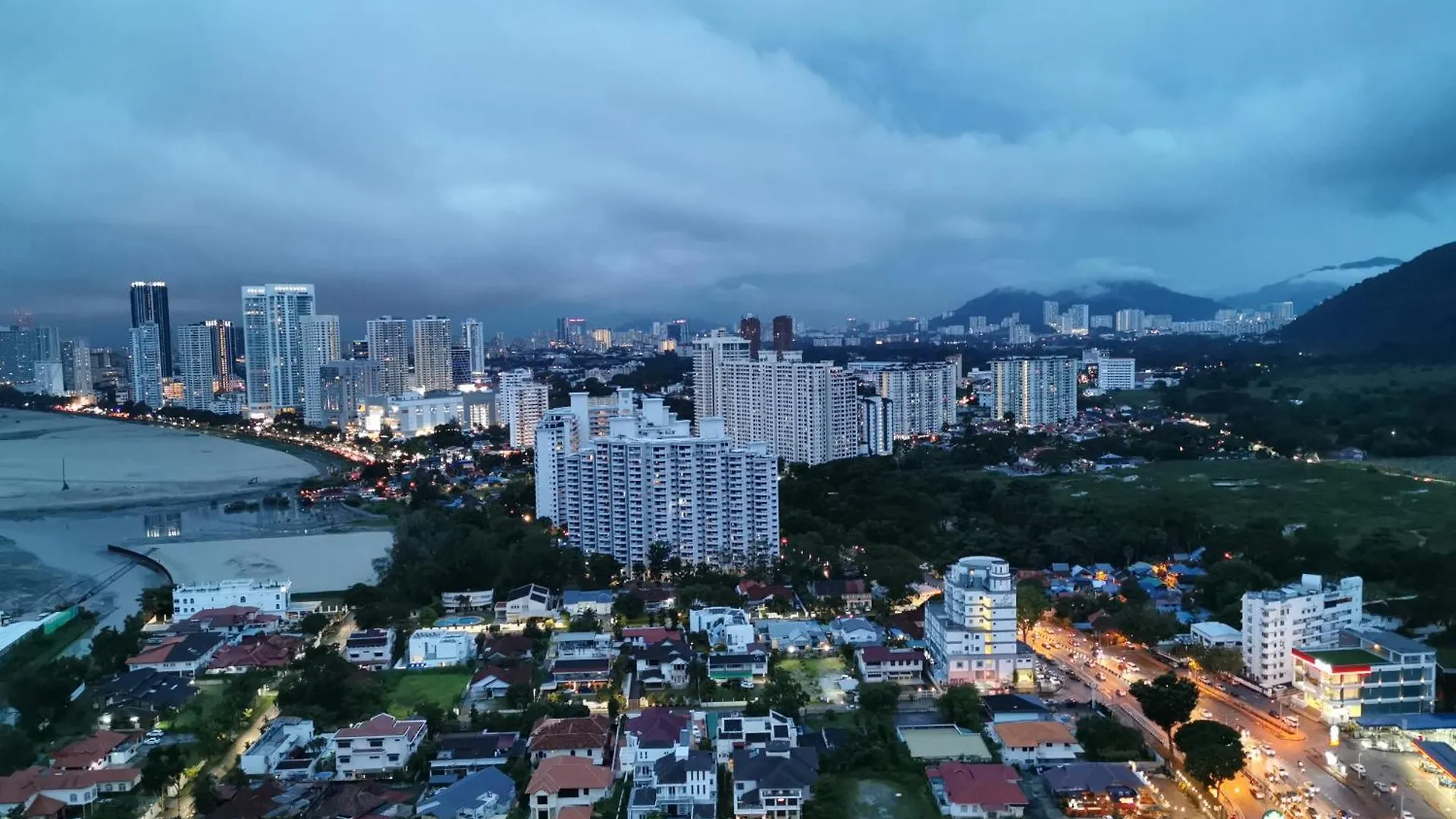 Apartmán Landmark Superb Coastline View Studio # Netflix # Fast Wifi # Atari Tanjung Tokong Malajsie