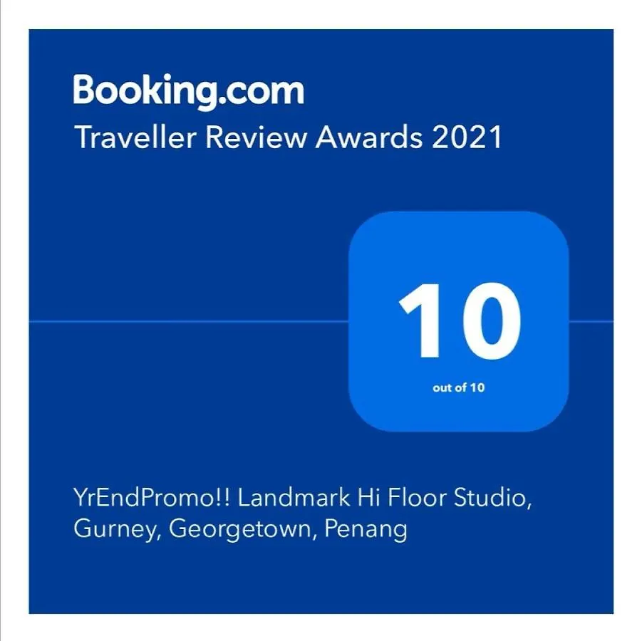 Landmark Superb Coastline View Studio # Netflix # Fast Wifi # Atari Apartment Tanjung Tokong 0*,  Malaysia